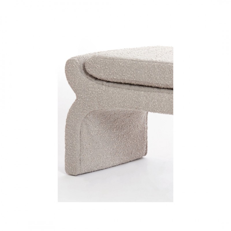 POUF NF BOUCLE TAUPE 120 - BENCHES